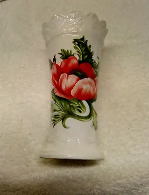Buy Aynsley Chelsea Flowers Fine Bone China Vase • 13£