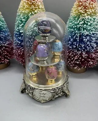 Buy Franklin Mint Amethyst Garden House Of Faberge Limited Edition Hand Paint 7 Eggs • 84.85£