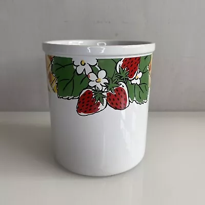 Buy Moonflower Creations Utensils Pot, Holder, Jar Pottery Kitchenware Strawberries • 13.99£