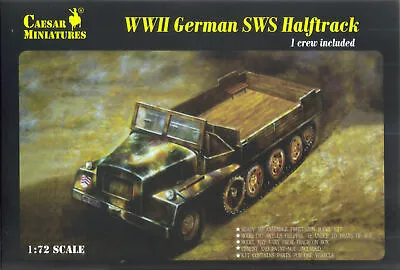 Buy Caesar Miniatures 1/72 Schwerer Wehrmachtschlepper Half Track • 10.99£