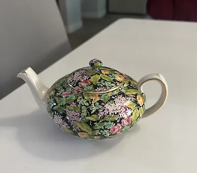 Buy VINTAGE LORD NELSON Ware Chintz Teapot Rose Time Made In England • 89.92£