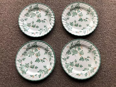 Buy BHS Country Vine Ivy 4 X Salad Side Plates 8 Inch 20cm Very Good Condition • 20£