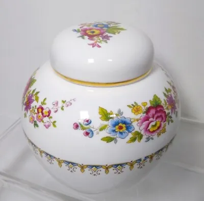 Buy Vintage Royal Grafton Fine Bone China Malvern Vase Floral Design With Lid Urn • 5.70£