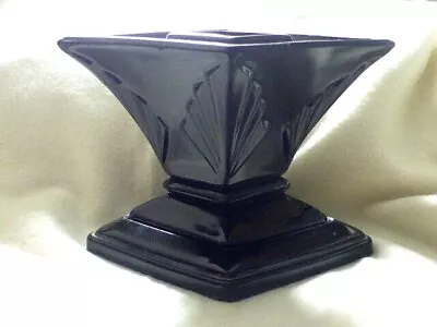 Buy Gorgeous Vintage Art Deco Black Spinette Bowl, Frog & Plinth By Bagley, C1930 • 45£