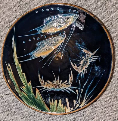 Buy Rare Vintage Puigdemont Fish Crab Plate • 54.99£