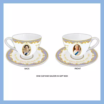 Buy Queen Elizabeth II Commemorative Cup & Saucer NG • 2£