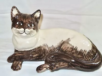 Buy Babbacombe Pottery  Large Hearth Cat - Siamese • 72£