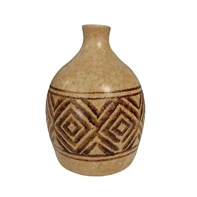Buy Robert Maxwell Vintage 1970s Geometric Pottery Craft Vase • 24.02£