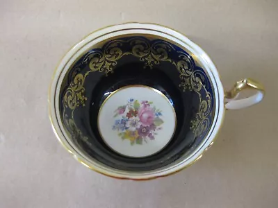 Buy Vintage Aynsley Bone China Tea Cup ~ Cobalt Blue Gilt & Floral ~ C882 • 10.99£
