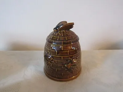 Buy Vintage Ceramic Bee Hive Styled Shaped Honey Storage Pot Jar 12cm Tall • 7.99£