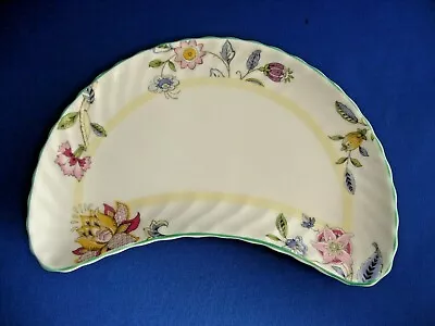 Buy Minton English Bone China Haddon Grove Crescent Plate Dish New Unused  • 8£