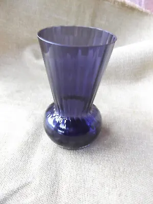 Buy Dartington Purple Glass Funnel Vase • 7£
