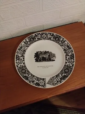 Buy Prinknash Abbey Pottery  Bewick’s Houndes  THE DALMATION COACH DOG Plate 26cm. • 45£