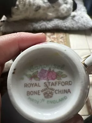 Buy Royal Stafford Bone China Cup And Saucer Carousel Baby Cup And Saucer • 0.99£