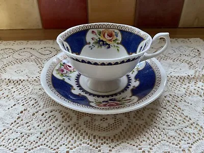 Buy Queens Fine Bone China Cup And Saucer “LANGHAM” • 8.99£