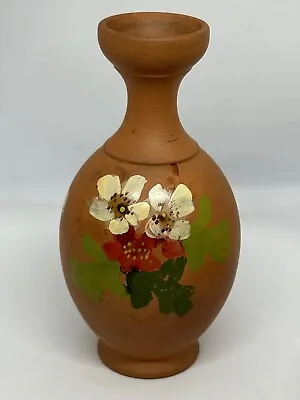 Buy Torquay Pottery Devon Art Pottery Terracotta Vase Posy 6” • 5.99£