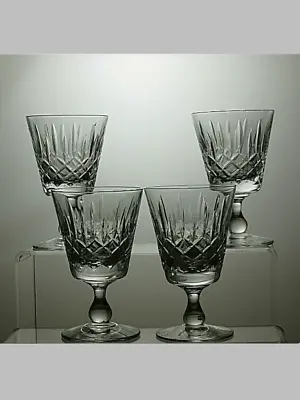 Buy Edinburgh Crystal  Appin  Cut Glass Set Of 4 Wine Glasses 4 1/2 - 34A • 59.99£