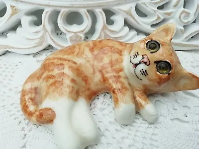 Buy Signed Jenny Winstanley Cat Size 1 Ginger Curled • 45£