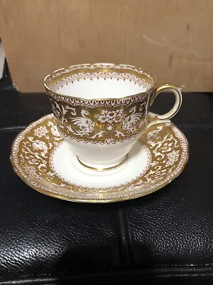 Buy Bone China Crown Staffordshire RARE Ellesmere Cup And Saucer • 99£