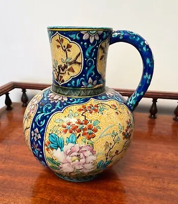 Buy A Sublime Antique French Aesthetic Thedore Deck Iznik Faience Ewer • 800£