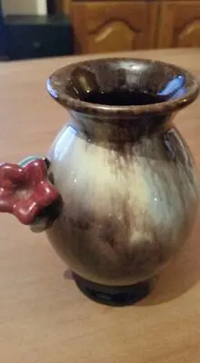 Buy Studio Pottery Stone Ware Majolica Style Bud Vase • 3.99£