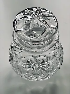 Buy Vintage Royal Brierley Gainsborough Pattern Lead Crystal Cut Glass Storage Jar • 14.99£
