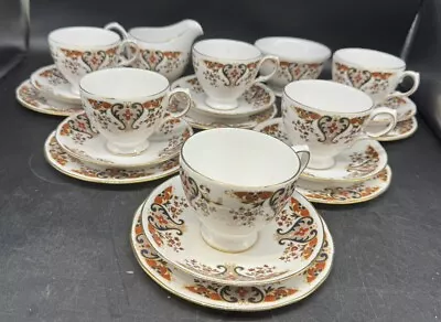 Buy Colclough Bone China Royale 20 Piece Tea Set Cups Saucers Side Plates • 23.75£