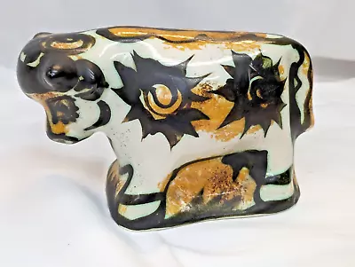 Buy Vintage Celtic Pottery Newlyn Cornwall, Bull. RARE. Circa 1970 • 99.99£