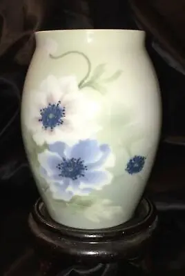 Buy Art Nouveau Austrian Pottery Vase Porcelain Bernard Bloch Floral Poppy Eichwald • 197.57£