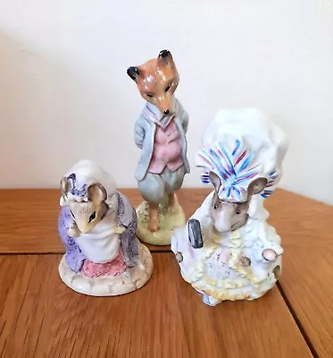 Buy 3 Beatrix Potter Ceramic Figures • 10£