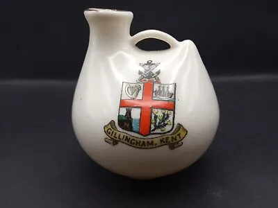 Buy Goss Crested China - GILLINGHAM, KENT Crest - Chester Roman Vase - Goss. • 6£