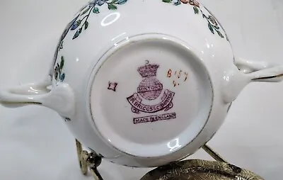 Buy Antique Minton Bullion Cup Pattern B157 1912- 49 Soup Cup Chinoiserie Hand Paint • 17.98£