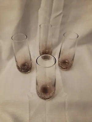 Buy Pier 1 One Purple Crackle Drinking Glass Tumbler 6  Highball-  LOT SET OF  Of 4 • 75.85£