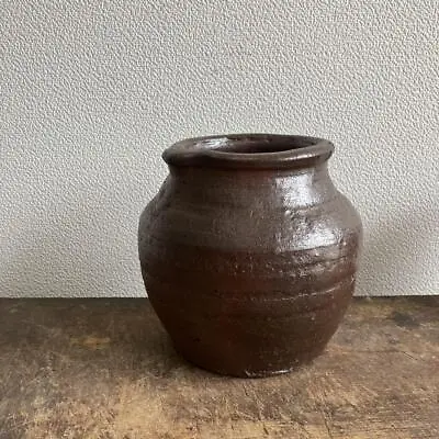 Buy TOKONAME Ware Pottery Vase 7 Inch 19TH C Edo Period Old Japan Antique Art • 255.74£