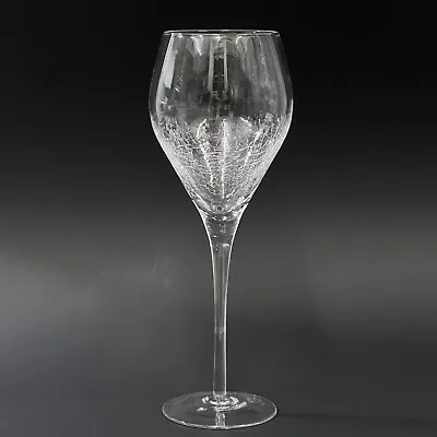 Buy Pier 1 REFLECTIONS Clear Crackle Wine Glass 9.5  Retired • 19.23£