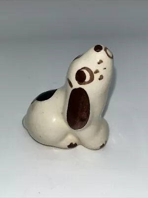 Buy Vintage Miniature Rio Hondo California Pottery Howling Puppy Dog Figurine • 14.41£