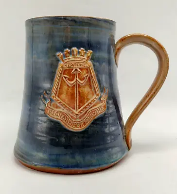 Buy Wold Pottery Mug Tankard Neptune Coat Of Arms ~ Routh Beverley Studio. Large • 10£