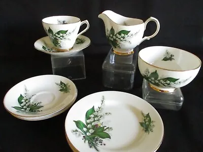 Buy Royal Imperial English Bone China Lily Of The Valley Pattern Tea Set Items • 2.50£