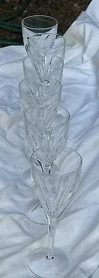 Buy Royal Doulton Set Of 6 Metropolitan Wine Goblet  Crystal Glasses H=8 7/8  • 345.78£