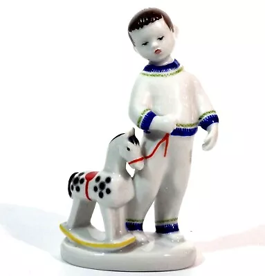 Buy Vintage LFZ USSR Soviet Russia Young Boy With A Horse Porcelain 1960s RARE Type • 269.43£