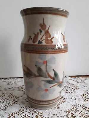 Buy Highland Pottery Hand-thrown And Hand-painted Vase • 26£