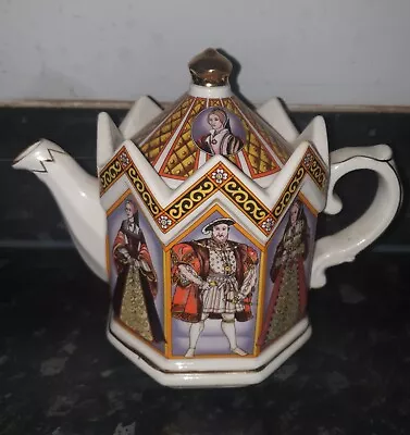 Buy Vintage James Sadler “King Henry 8th & His 6 Wives” Decorative Teapot + Lid  • 15£