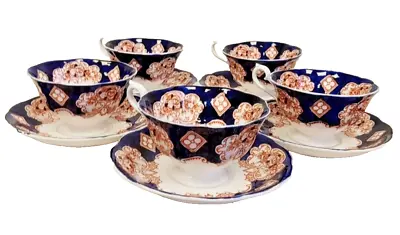 Buy 5 Royal Albert Heirloom Teacups Saucers Avon Shape • 49.99£