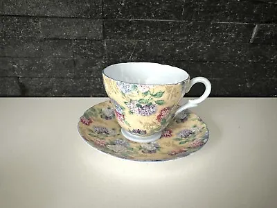 Buy Rare Shelley Summer Glory 13455 Fine Bone China England Cup And Saucer #1 • 50£