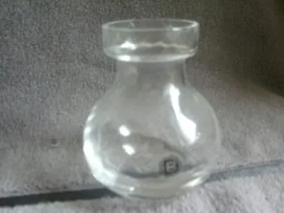 Buy Dartington Glass Bulb / Hyacinth Vase / Candle Holder 10cm High 5cm Across Top • 8£