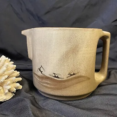 Buy South African Mid Century Studio Pottery Jug With Images Of Springbok • 19£