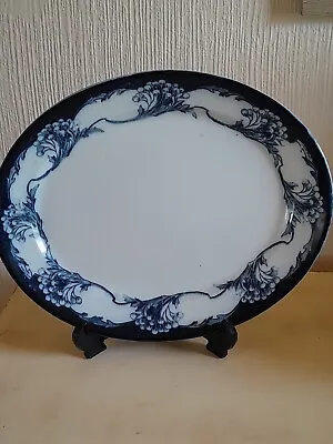 Buy Antique Newport Pottery & Co Ltd Burslem Large Oval Platter.   Berries  Pattern. • 19.99£