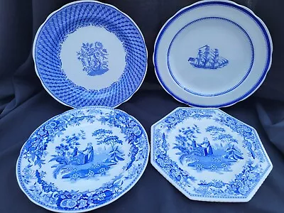 Buy Set Of 4 Spode Plates, 3 Blue Room Collection, 1 Other • 14£