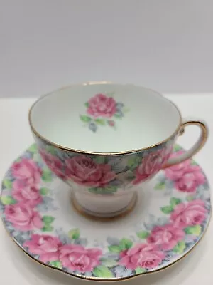 Buy VTG. Royal Standard Teacup/Saucer Rose Of Sharon Pattern FIne Bone China England • 23.71£