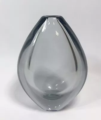 Buy Orrefors Bud Vase Hand Blown Signed Art Glass Teardrop Flower 4.75” • 28.73£